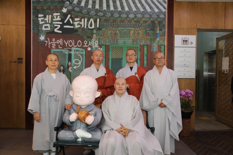 사업단 스님들 단체기념사진